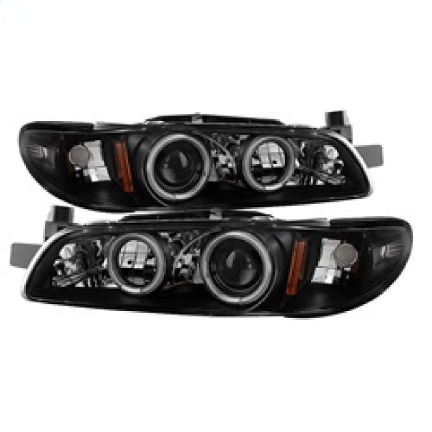 SPYDER 5011695 Projector Headlights - CCFL Halo - Black