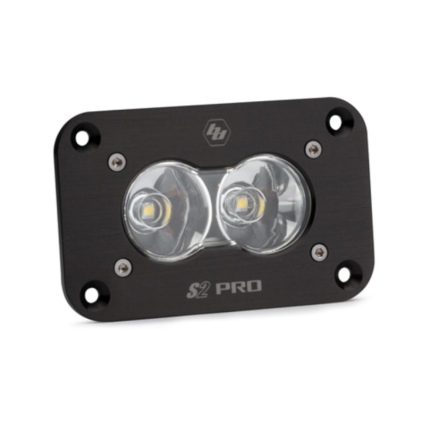 Baja Designs 481006 S2 Pro Black Flush Mount LED Auxiliary Light Pod