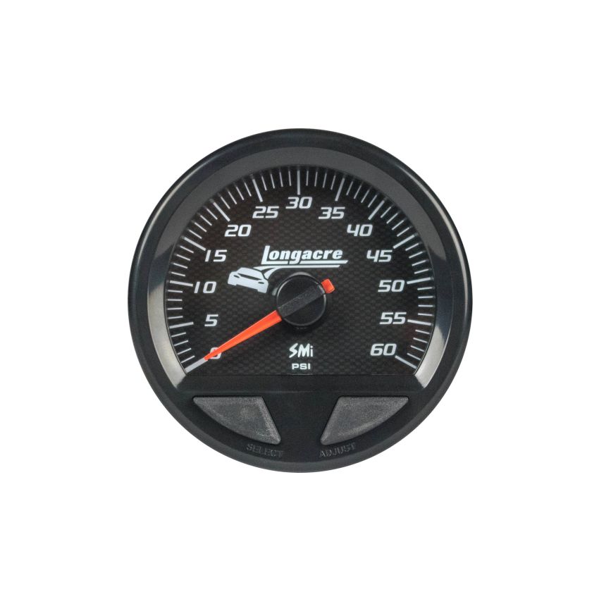 LONGACRE LON52-46748 Waterproof SMI Water Pressure Gauge 0-60psi