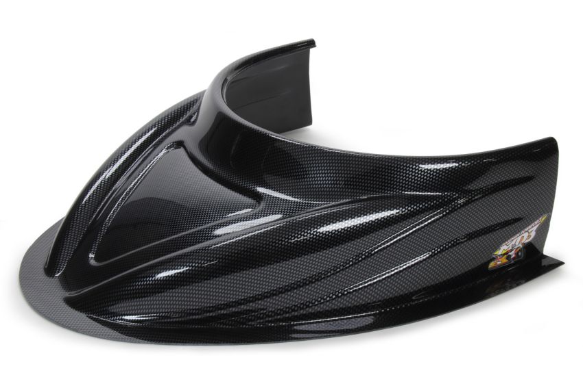 FIVESTAR FIV040-4113-CF MD3 Hood Scoop 5in Tall Flat Carbon Fiber Look