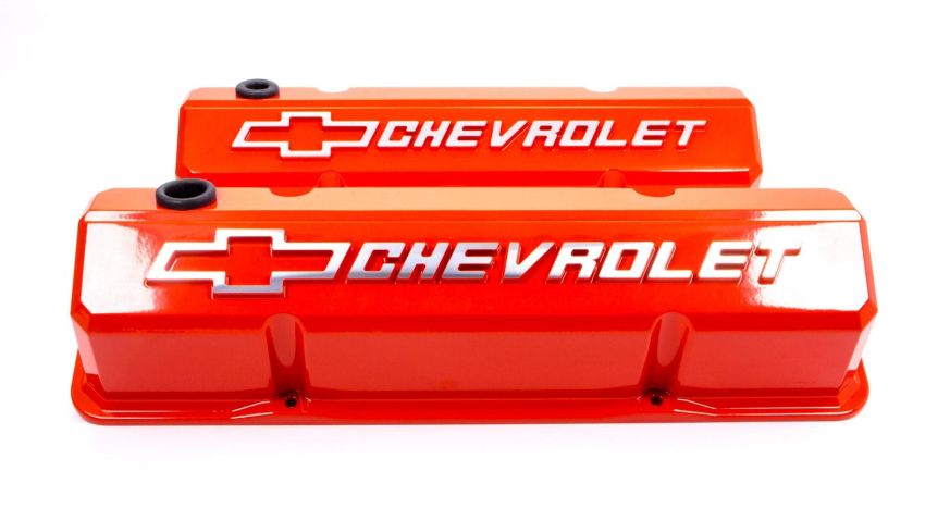 PROFORM PFM141-924 SBC Slant Edge Chevy Orange V/C Tall Rec Logo