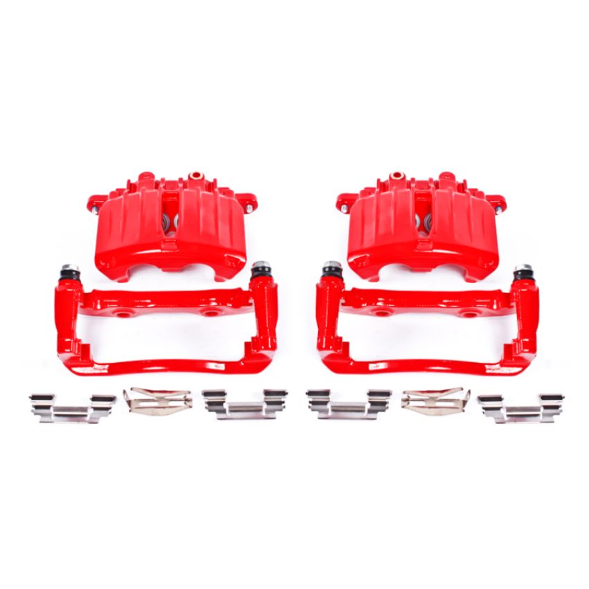 PowerStop S4764 Red Powder Coated Calipers