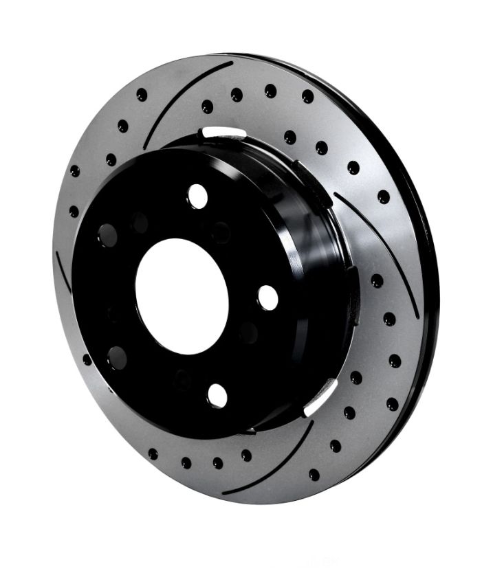Wilwood 160-13337-BK Rotor-1.91in Offset-SRP-BLK-Drill-LH 12.19 x .810 - 5 x 5.50
