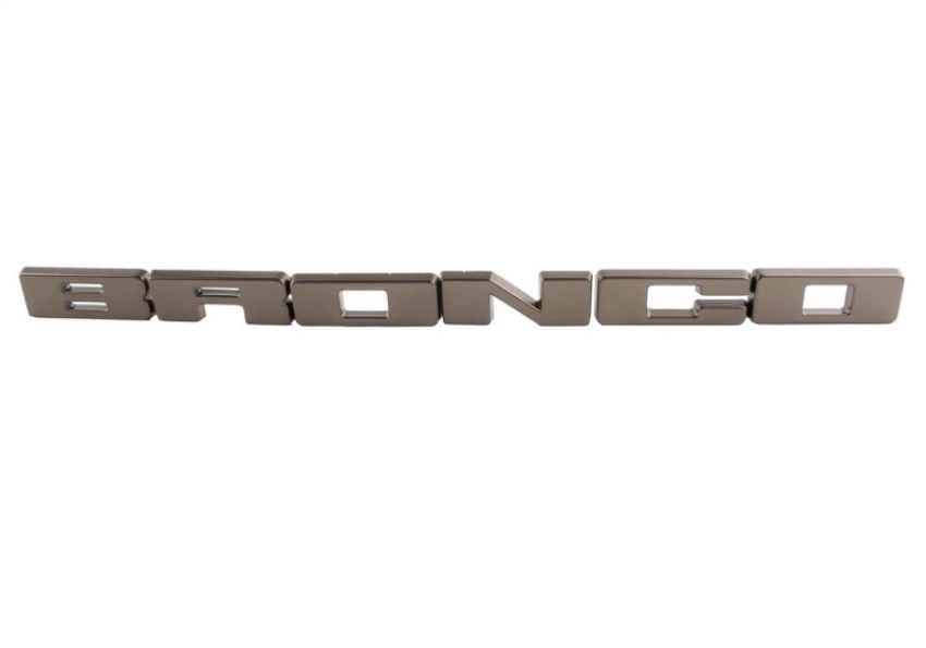 Ford Racing M-1447-BLBR 2021-2025 Bronco Grille Lettering Overlay Kit-Bronze