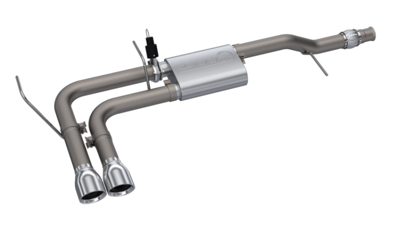 QTP 410014 2014-2018 Silverado/Sierra  Screamer Side Exit Cat Back