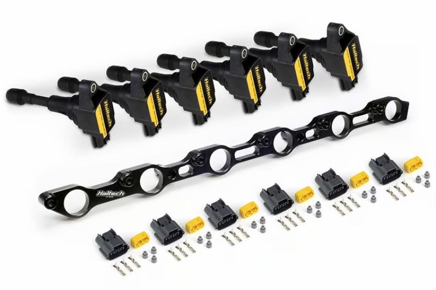 Haltech HT-120200 Toyota 1JZ/2JZ (Incl. VVTi) R35 Coil Conversion Kit w/Bracket & Connectors
