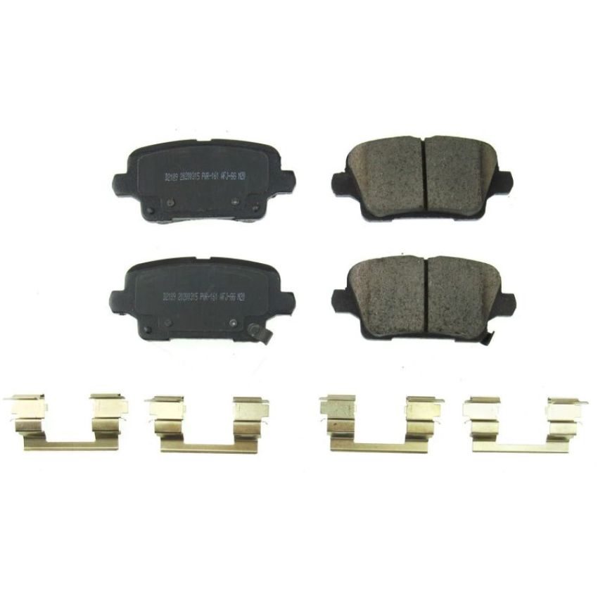 PowerStop 17-2189 PowerStop - Z17 Low-Dust Ceramic Brake Pads with Hardware