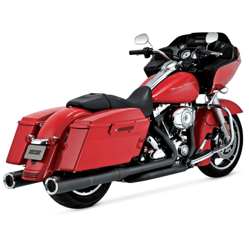 Vance and Hines 46759 Vance & Hines HD Dresser 95-16 HO Slipons Black Slip-On Exhaust