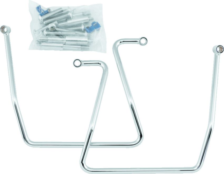Bikers Choice 564234 91-17 FXD Chrome Saddlebag Supports Pr