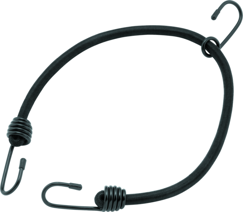 BikeMaster 100134 Bungee 24in Heavy Duty 3 Hook Black