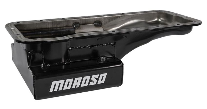MOROSO MOR20607 Ford FE S/S Oil Pan - 8qt. Front Sump