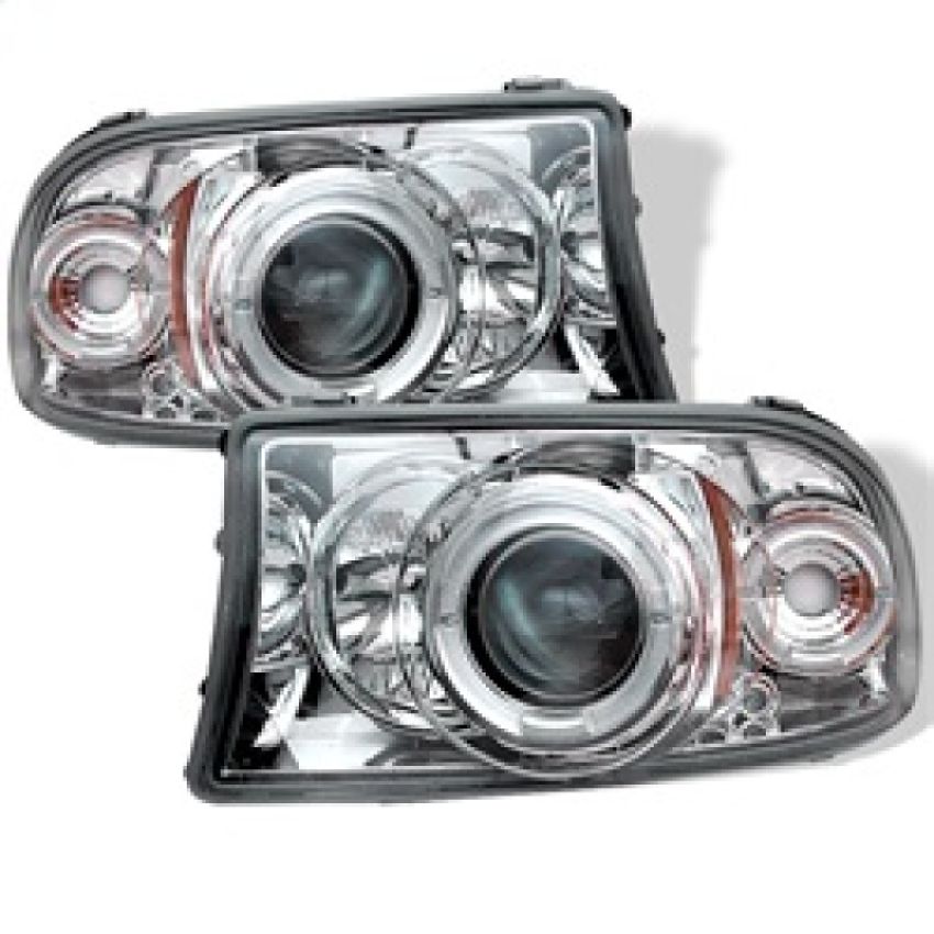 SPYDER 5009791 Projector Headlights - LED Halo - Chrome