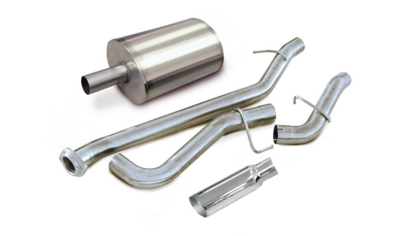 CORSA Performance 24260 Corsa 1999-2007 Chevrolet Silverado Ext. Cab/Short Bed 1500 4.8L V8 Polished Sport Cat-Back Exhaust