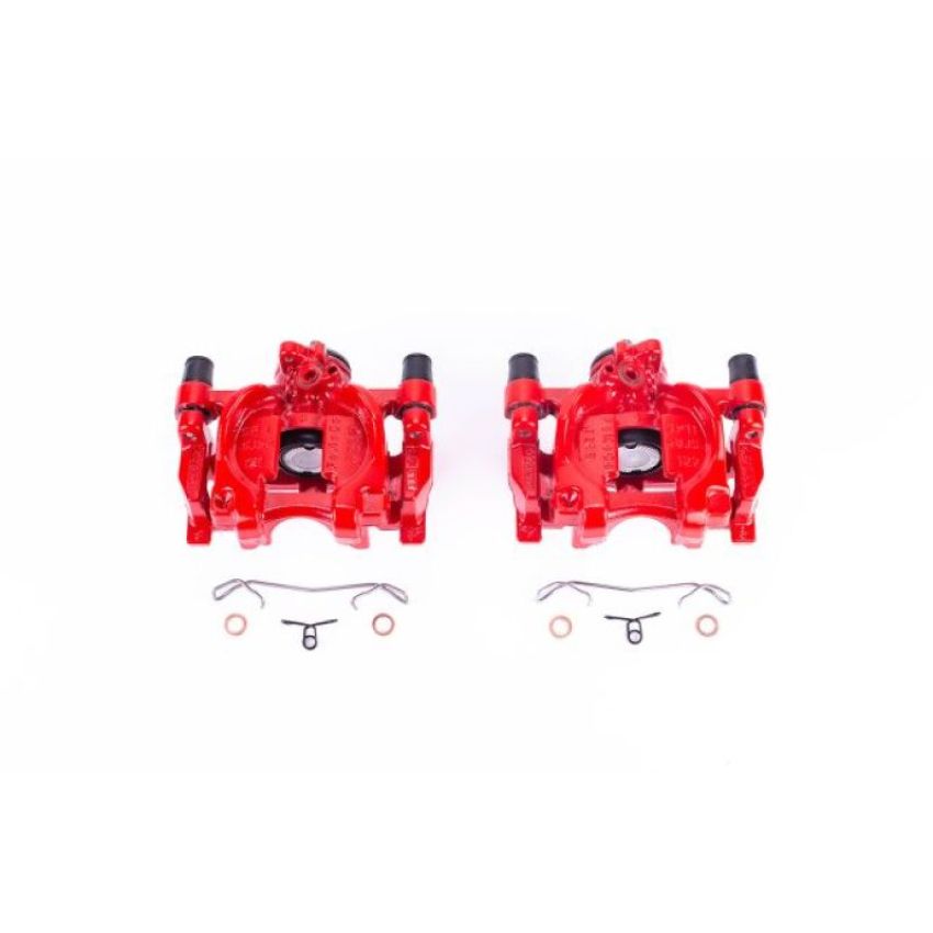 PowerStop S5476 Red Powder Coated Calipers
