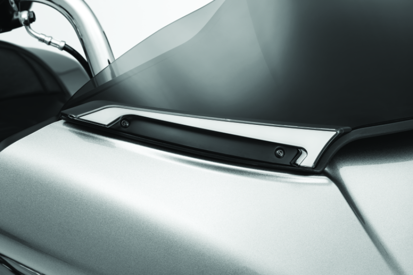 Kuryakyn 2946 Tracer Windshield Trim Lights Black