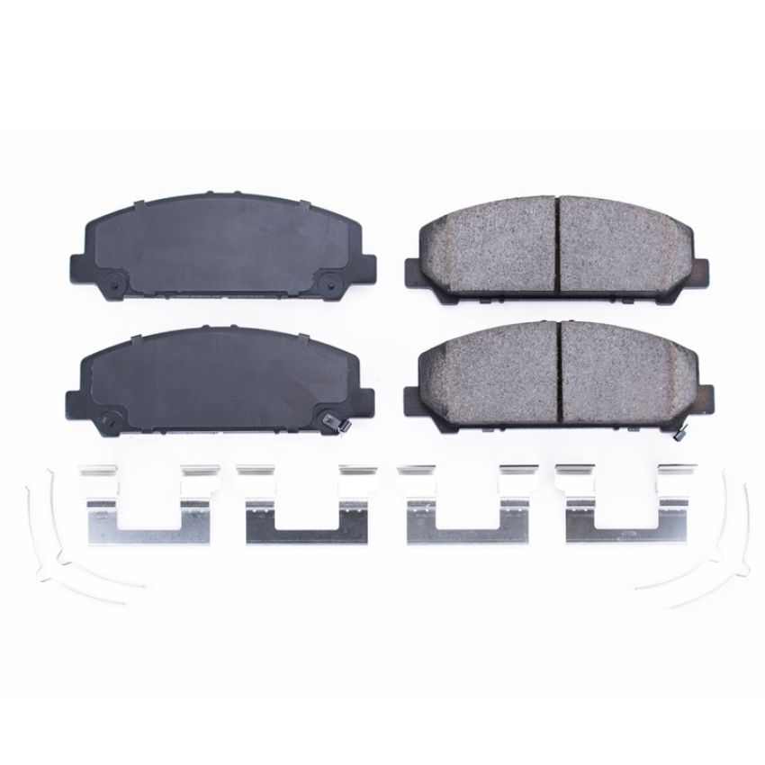PowerStop 17-1509 PowerStop - Z17 Low-Dust Ceramic Brake Pads with Hardware