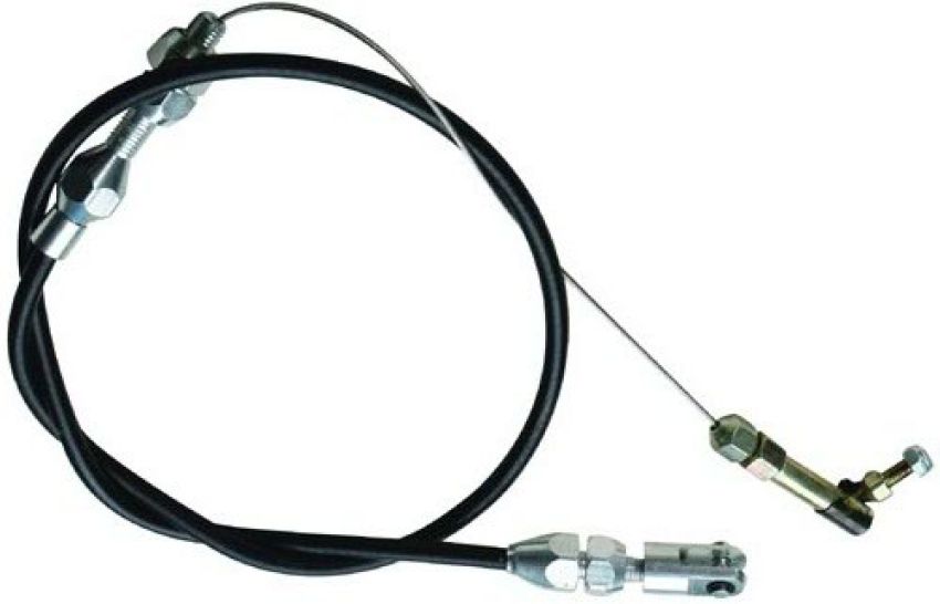 RACING POWER CO-PACKAGED RPCR2334 24In Black Throttle Cab le Braided Stainless