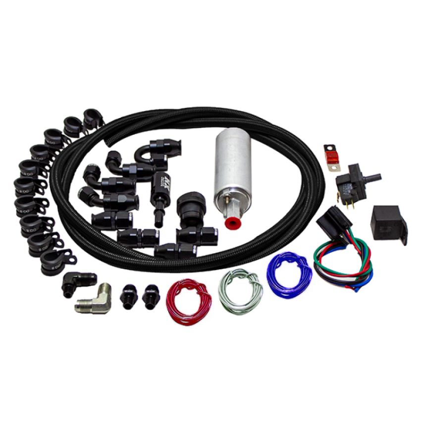Snow Performance SNF-60900B Supplemental Fuel System (Black Nylon Braided Stainless Line)