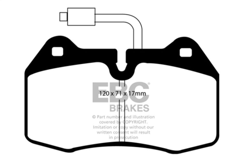 EBC Brakes DP41032/2R Yellowstuff Street And Track Brake Pads