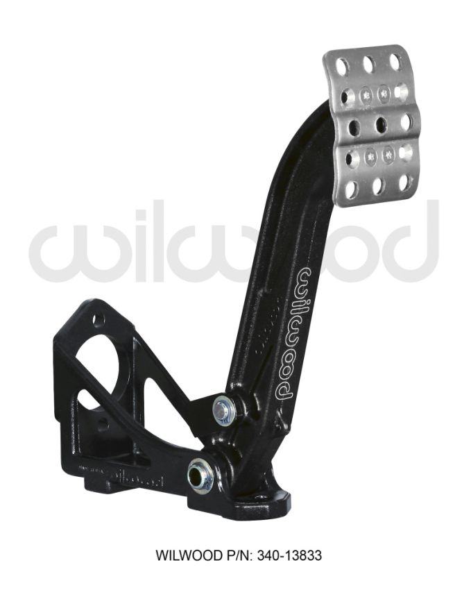 Wilwood 340-13833 Adjustable Single Pedal - Floor Mount - 6:1