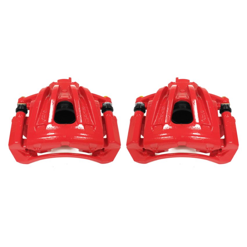 PowerStop S4844 Red Powder Coated Calipers