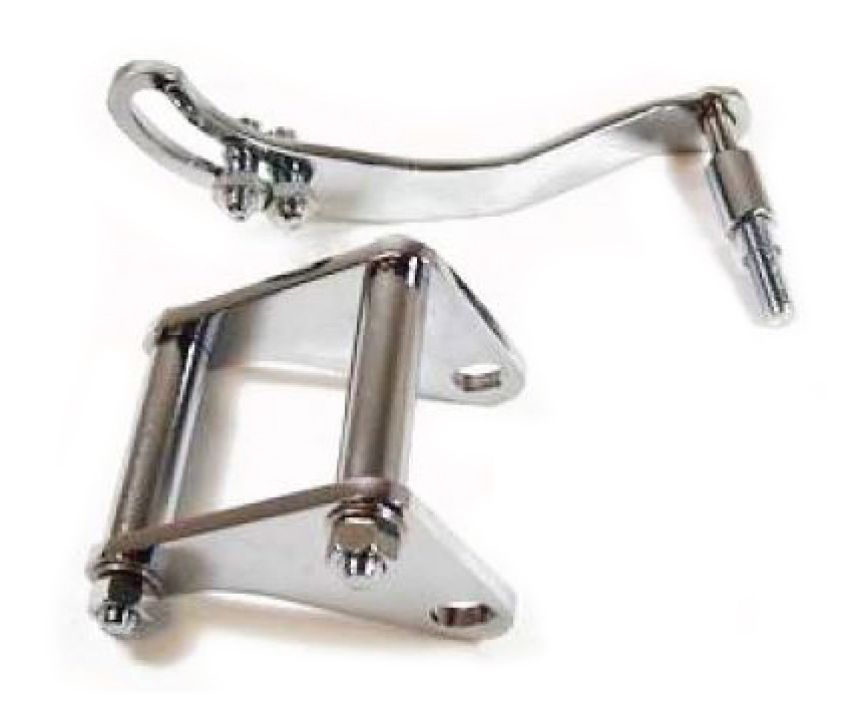 RACING POWER CO-PACKAGED RPCR3838C Saginaw Adjustable Power Steering Bracket - Chr