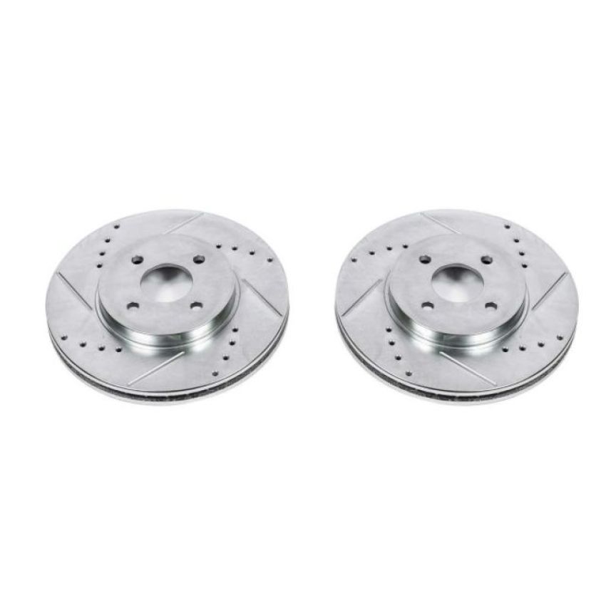 PowerStop AR8168XPR PowerStop Evolution Performance Drilled, Slotted & Plated Brake Rotor Pair