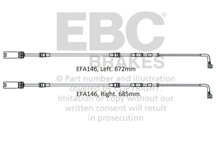EBC Brakes EFA146 Brake Wear Lead Sensor Kit