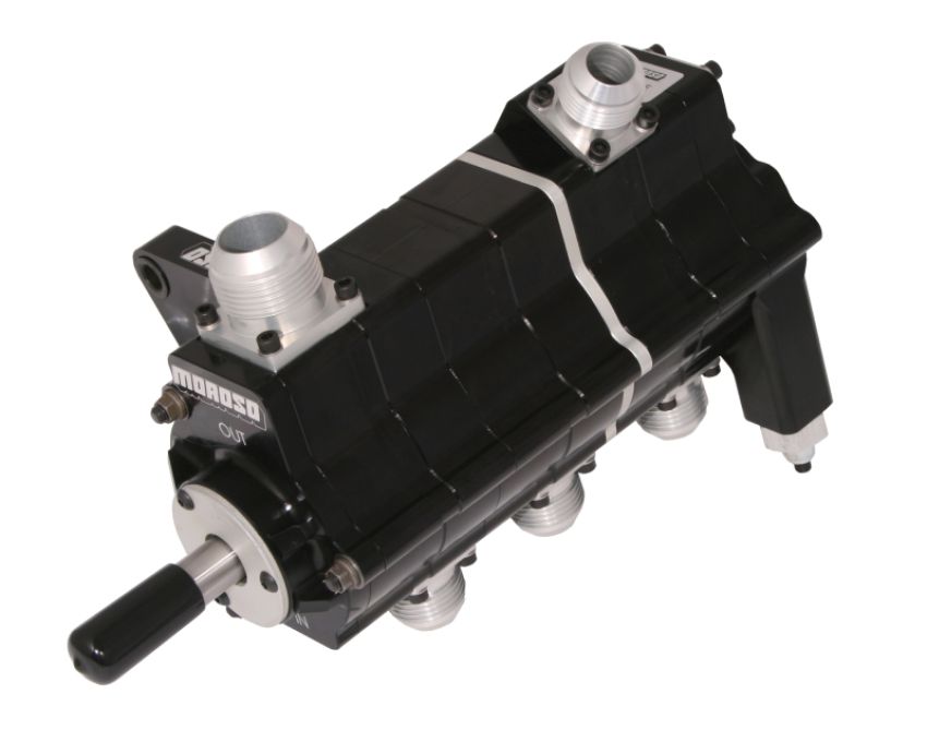 Moroso 22243 Black Series 3 Stage Dry Sump Oil Pump - Left Side - 1.100in Pressure