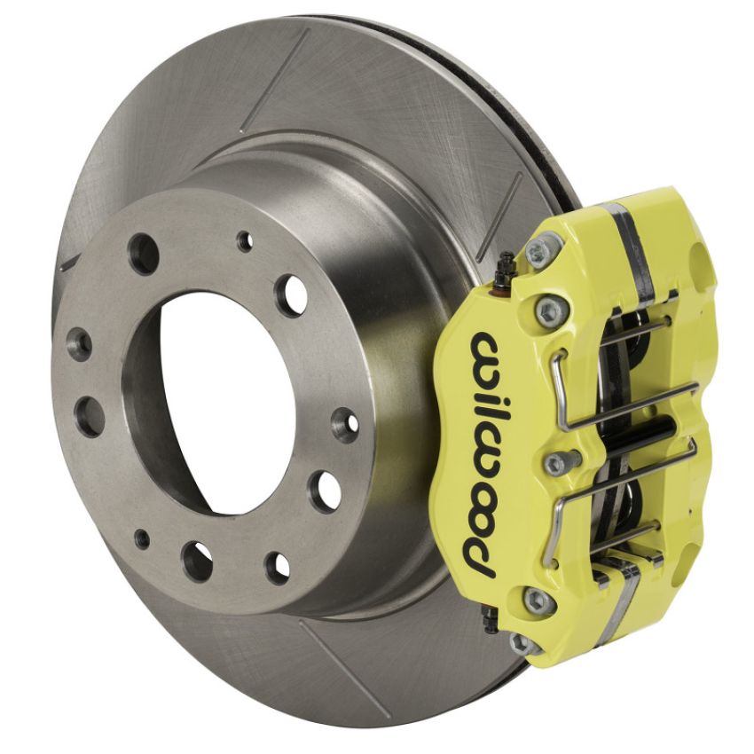 Wilwood 140-17002-Y 69-83 Porsche 911 Rear Dynapro Brake Kit 3in MT Slotted - Yellow