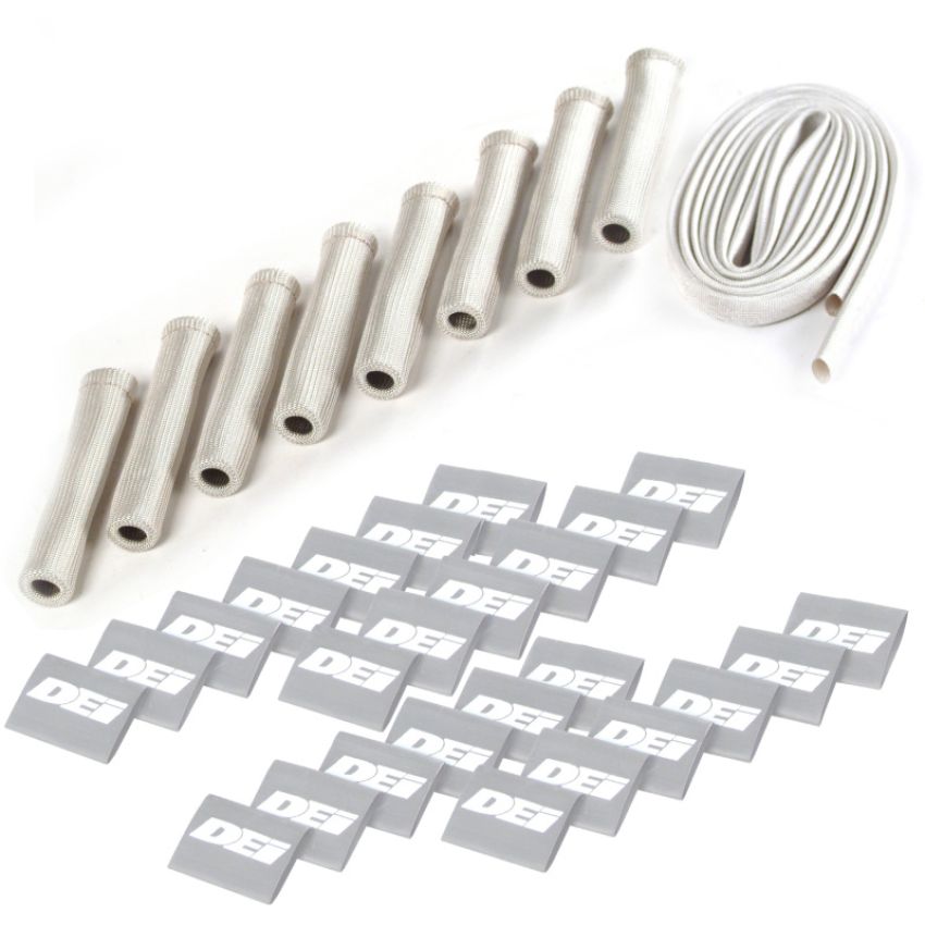 Design Engineering 10702 Protect-A-Boot & Wire Kit Silver 8 Cylinder