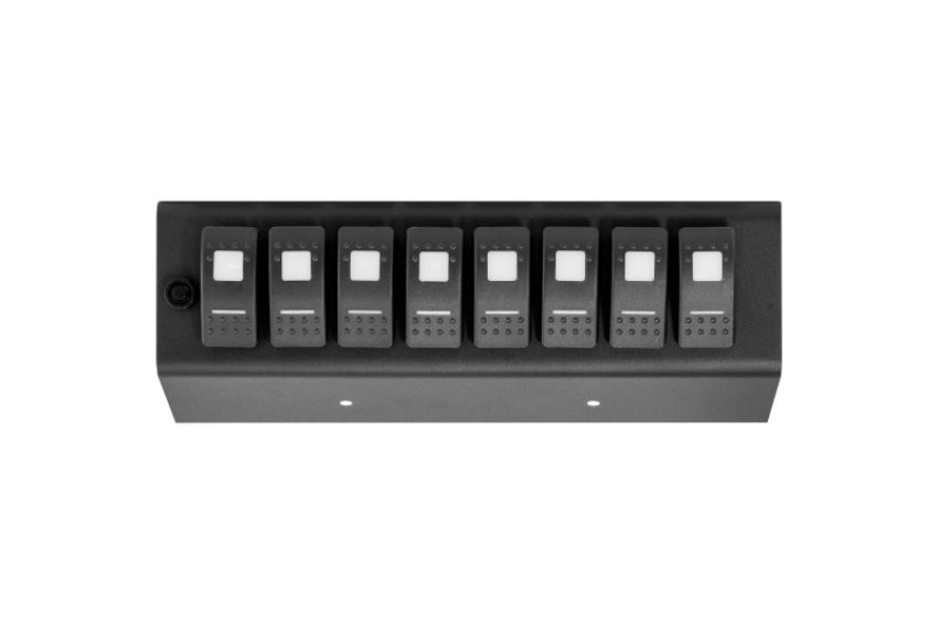 SPOD 860880 09-18 Jeep Wrangler JK Add On Red LED 8-Switch Panel (for SourceSE)