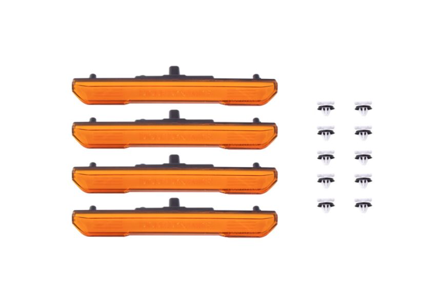 Diode Dynamics DD5126 20-21 Sierra 2500/3500 HD LED Sidemarkers - Amber Set