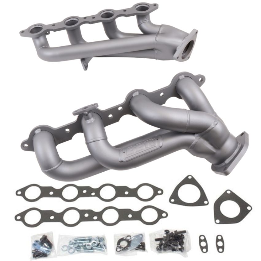 BBK Performance Parts 4005 1999-2013 GM TRUCK/SUV 4.8L/5.3L 1-3/4 SHORTY EXHAUST HEADERS (TITANIUM CERAMIC)