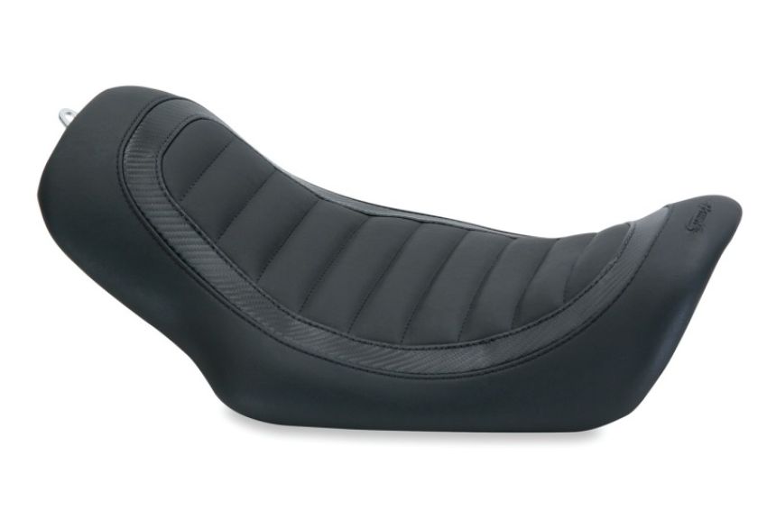 Mustang Motorcycle 76988 Mustang 06-17 Harley Dyna Jody Perewitz Design Solo Seat - Black