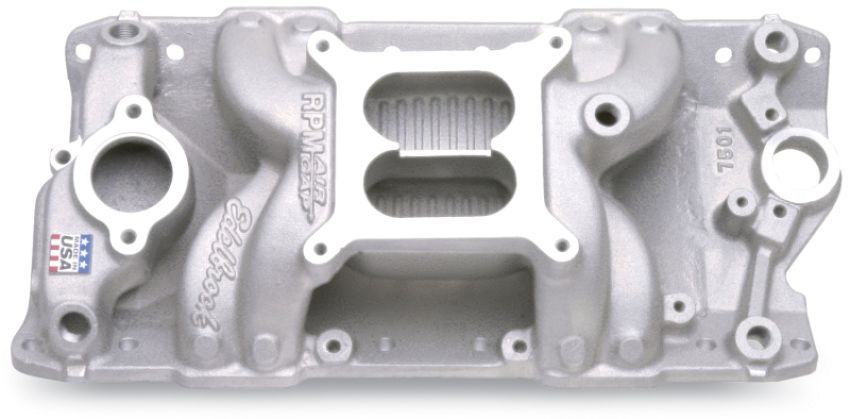 EDELBROCK EDE7501 SBC Performer RPM A/G Manifold - 262-400