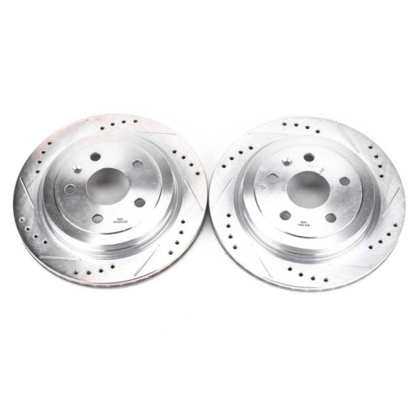 PowerStop AR82127XPR PowerStop Evolution Performance Drilled, Slotted & Plated Brake Rotor Pair
