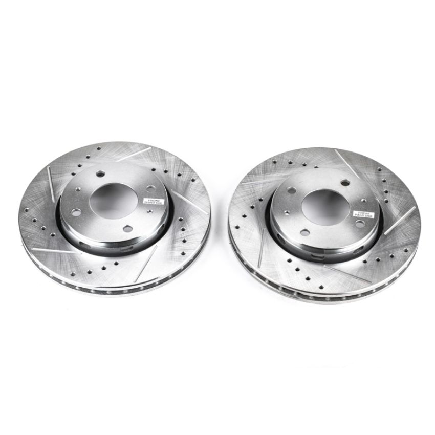 PowerStop EBR644XPR PowerStop Evolution Performance Drilled, Slotted & Plated Brake Rotor Pair
