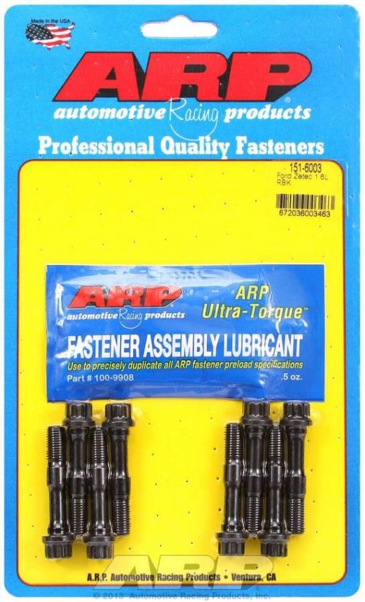 ARP ARP151-6003 Ford Rod Bolt Kit - 1.6L Zetec