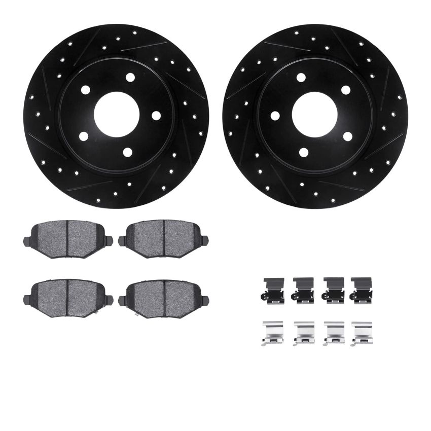 Dynamic Friction 8612-40001 Rotor Kit