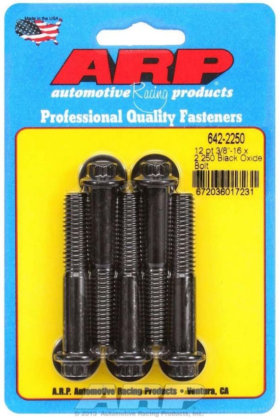 ARP ARP642-2250 Bolt Kit - 12pt. (5) 3/8-16 x 2.250