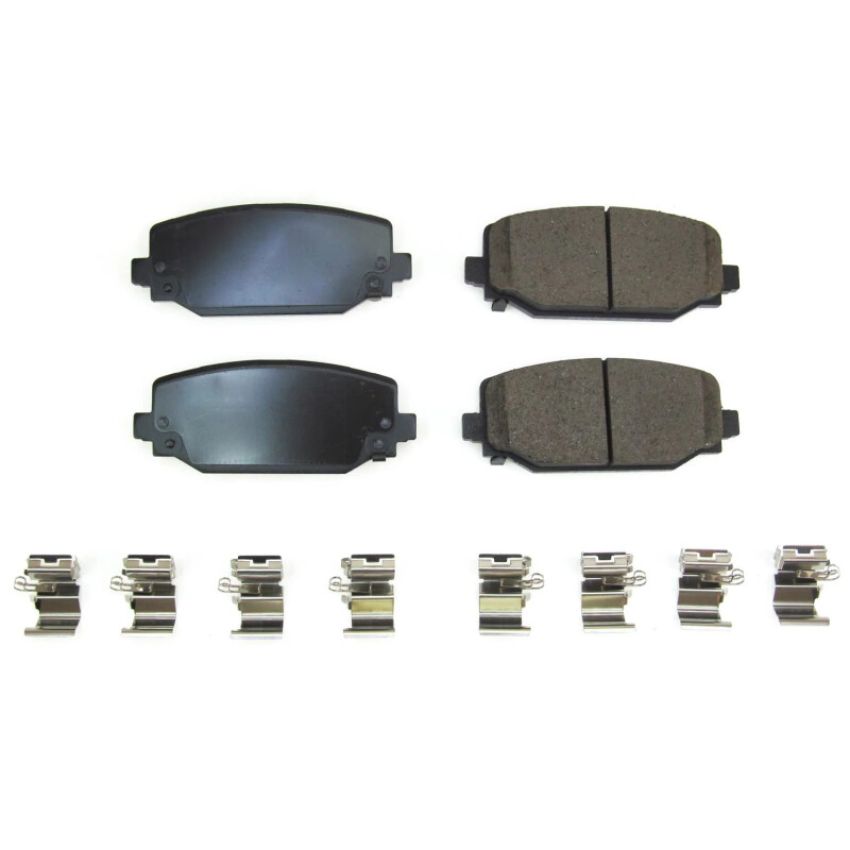 PowerStop 17-2411 PowerStop - Z17 Low-Dust Ceramic Brake Pads with Hardware