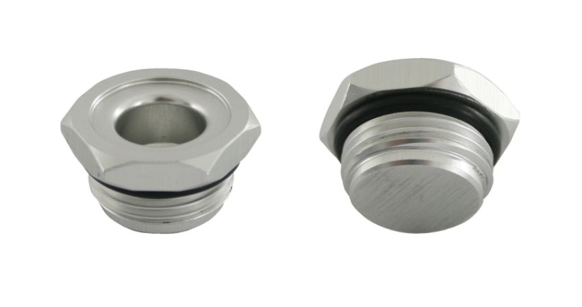 Moroso 22749 -12An Plug w/O-Ring - Aluminum - Single