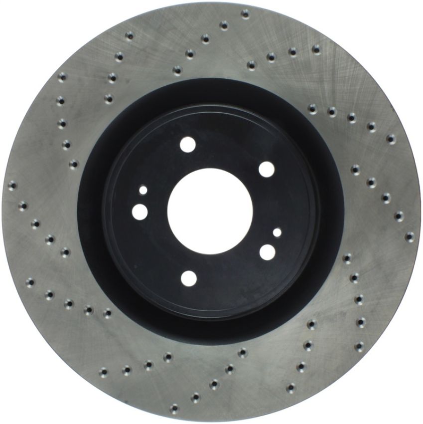 Stoptech 128.46076R 08-16 Mitsubishi Lancer Sport Drilled Right Front Rotor