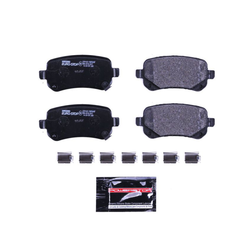 PowerStop ESP1433 EuroStop ECE-R90 Certified Brake Pad Set