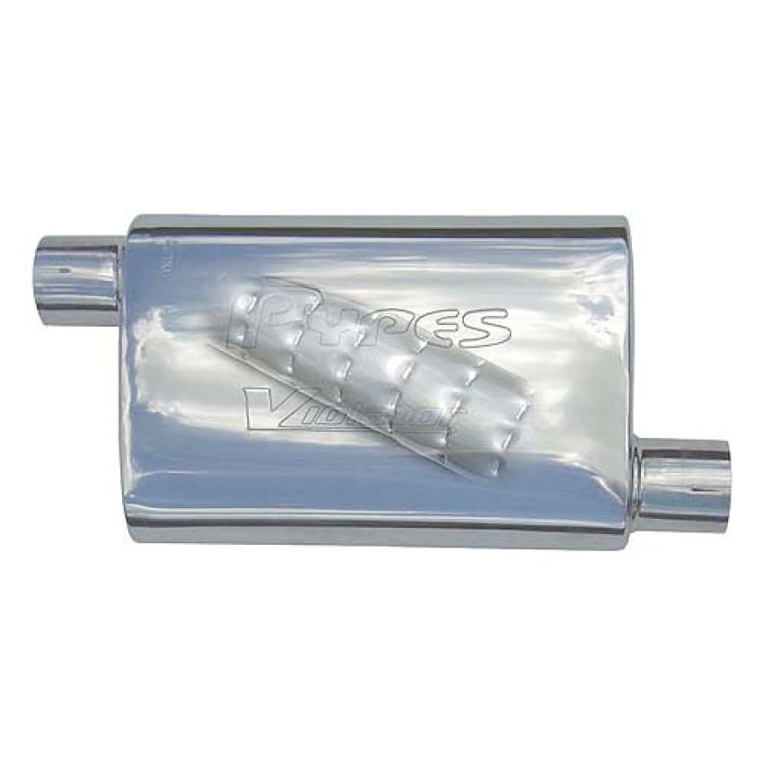 PYPES PERFORMANCE EXHAUST PYPMVV10 Violater Muffler 2.5in Offset/Offset Each