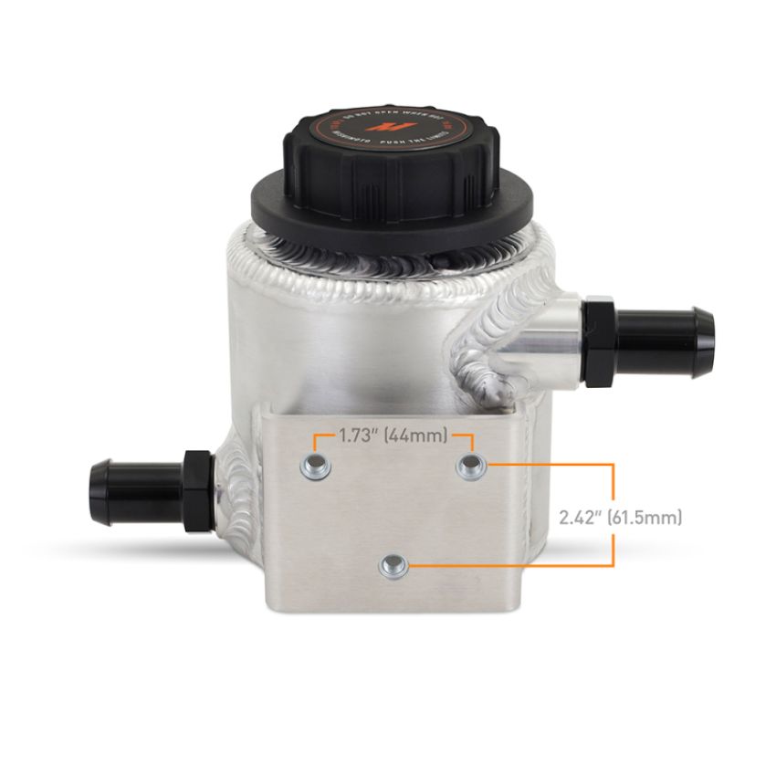 Mishimoto MMRT-EXP-TRDB Universal Aluminum Coolant Expansion Tank - Brushed