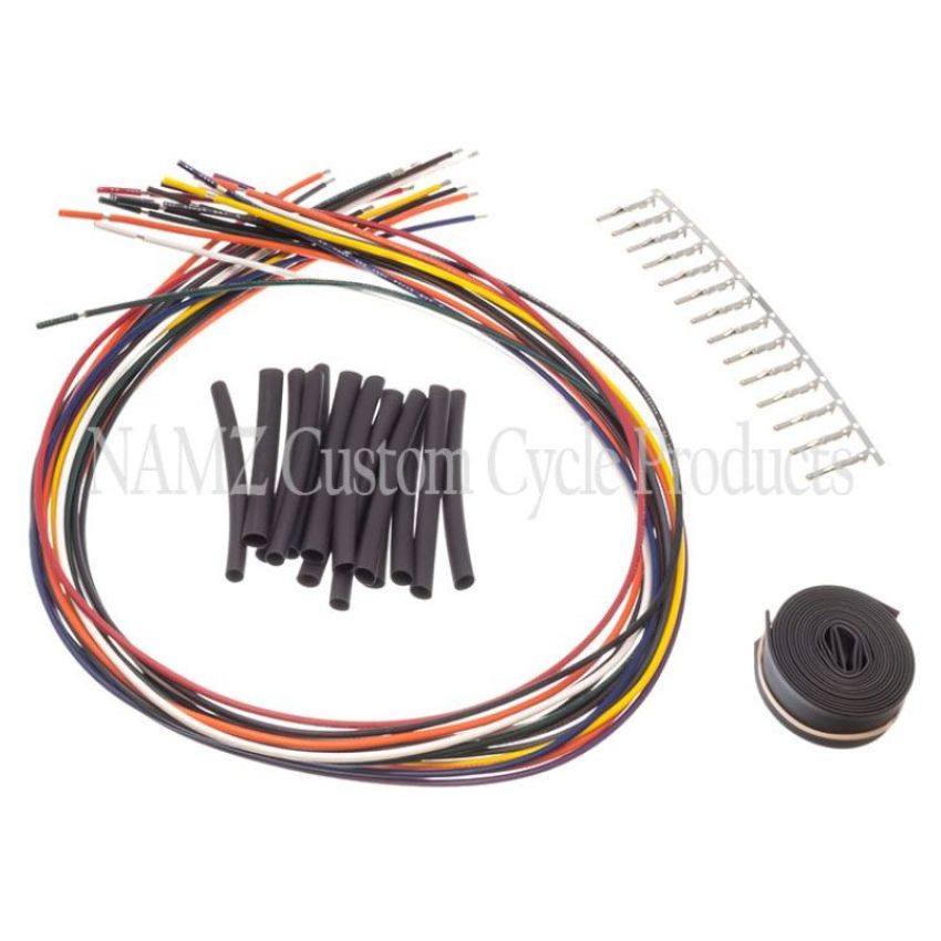 NAMZ NHCX-UON 85-95 NON-Bagger Models Handlebar Switch Wire Extensions 24in. (Cut & Solder Applications)