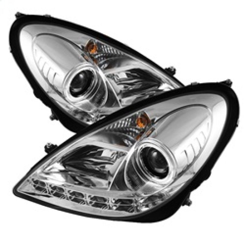 SPYDER 5014993 Projector Headlights - DRL - Chrome