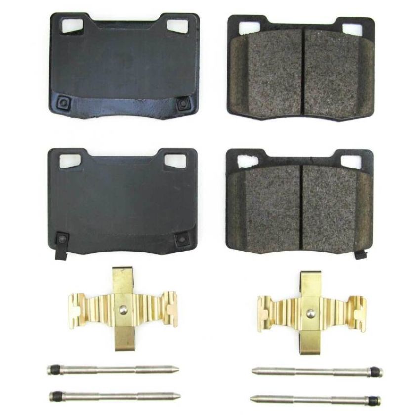 PowerStop 17-2363 PowerStop - Z17 Low-Dust Ceramic Brake Pads with Hardware